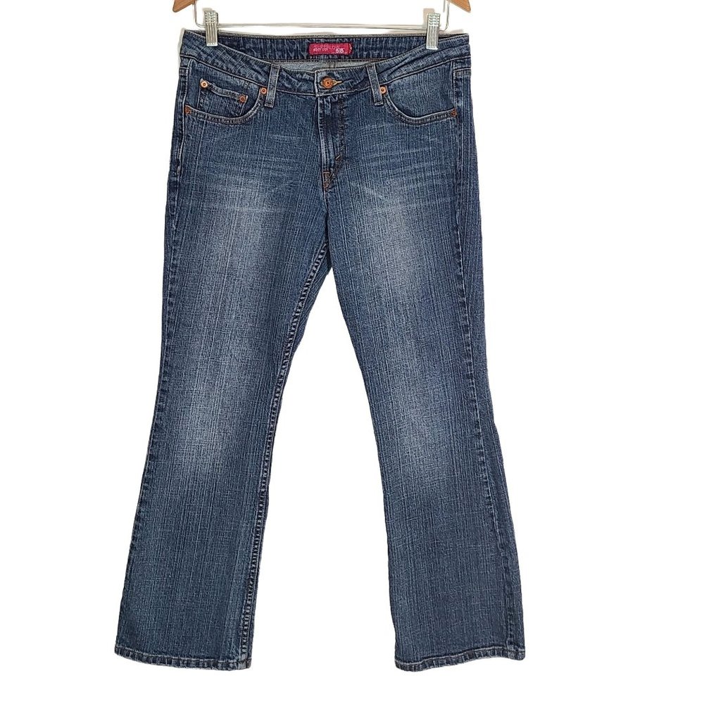 Levi's 518 Boot Cut Jeans Size 13' Short Medium Wash Stretch Denim